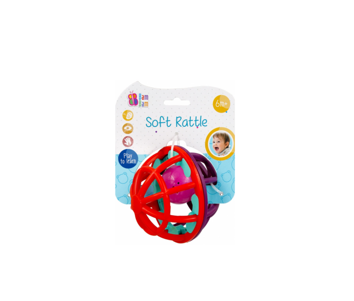 Bam Bam Soft Rattle